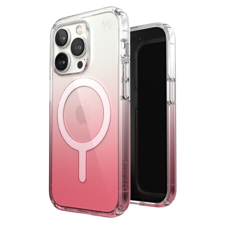 Speck Presidio Perfect Clear Magsafe Case For Apple Iphone 14 Pro, Vintage Rose Fade 150152-9509